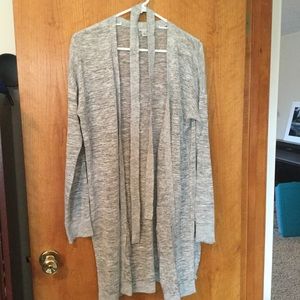 Long summer weight cardigan with belt